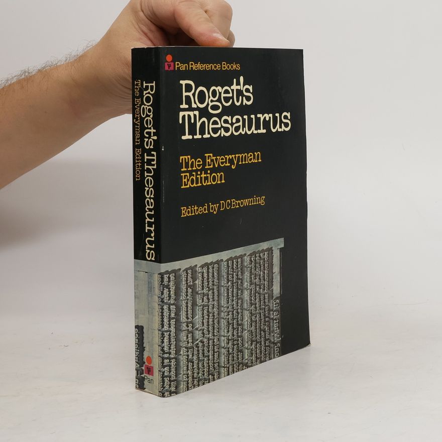 Peter Mark Roget Everyman's Thesaurus of English Words and Phrases
