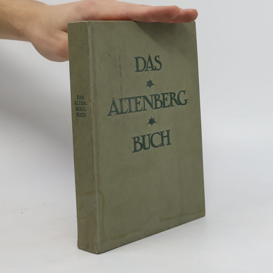 Egon Friedell Das Altenbergbuch