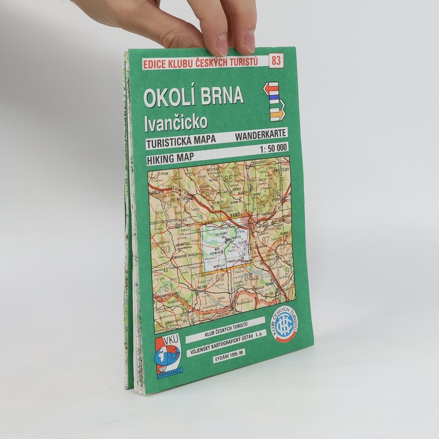 Autorenkollektiv Okolí Brna Ivančicko: turistická mapa 1:50 000