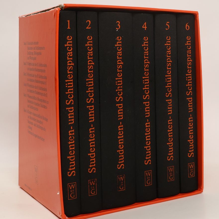 Heidrun Kämper-Jensen Bibliothek zur historischen deutschen Studenten- und Schülersprache: Kleinere wissenschaftliche Beiträge zur historischen deutschen Studenten- und Schülersprache : Anhang, Verdeutschungswörterbücher