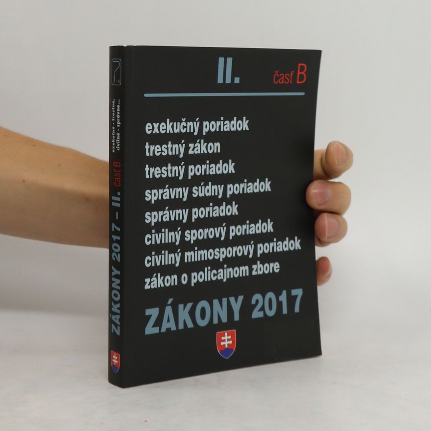 Kolektiv autorů Zákony II/2017. Časť B