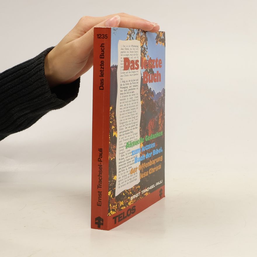 Ernst Pauli Trachsel Das letzte Buch