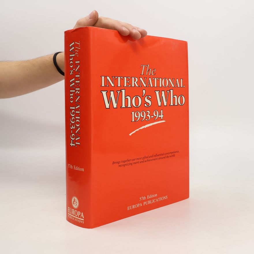 Autorenkollektiv The International Who's Who 1993-94