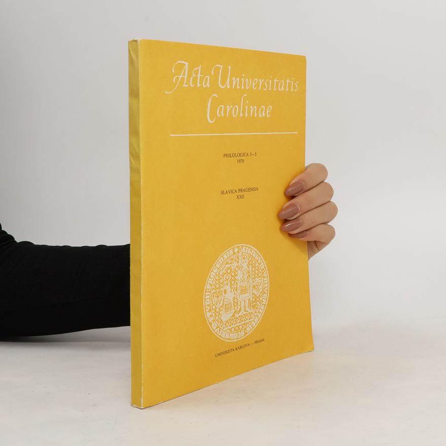 Autorenkollektiv Slavica Pragensia XXII. Philologica 3-5