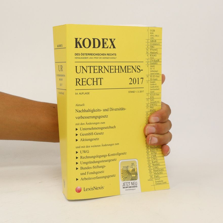 Arthur Weilinger KODEX Unternehmensrecht 2017