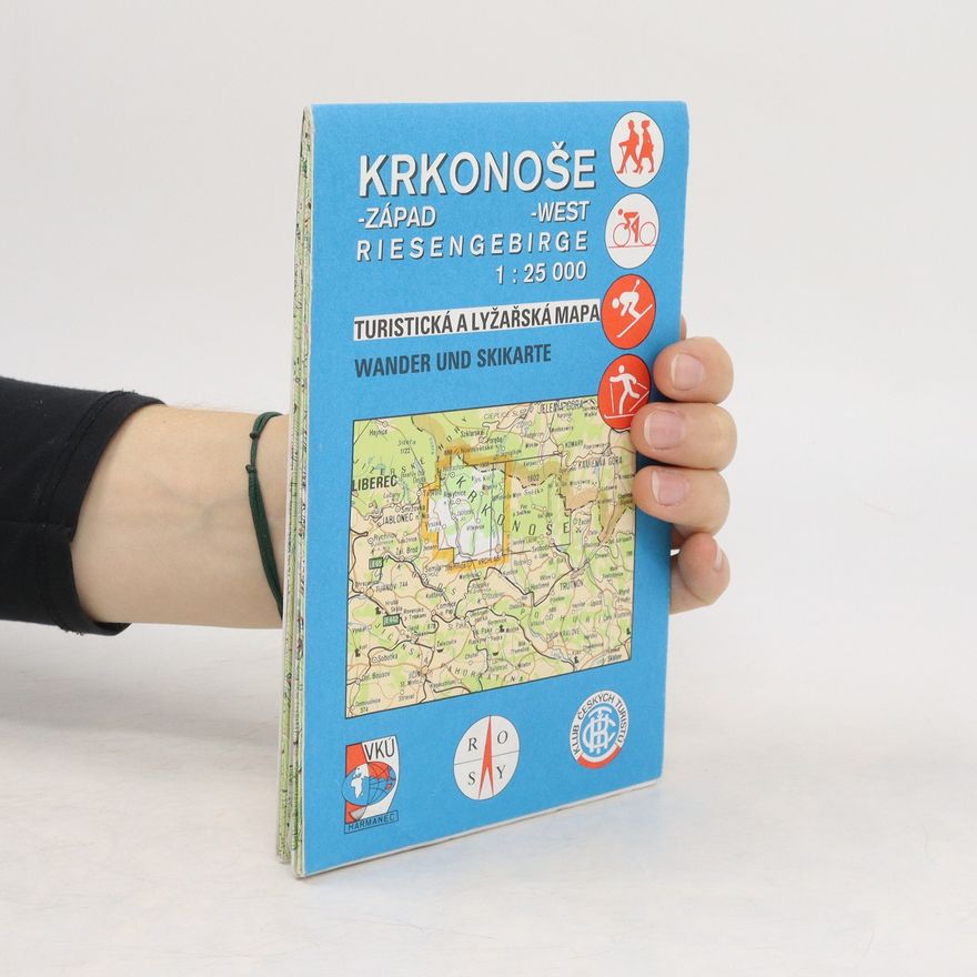 Kolektiv autorů Krkonoše. západ Riesengebirge. west. turistická a lyžařská mapa Riesengebirge