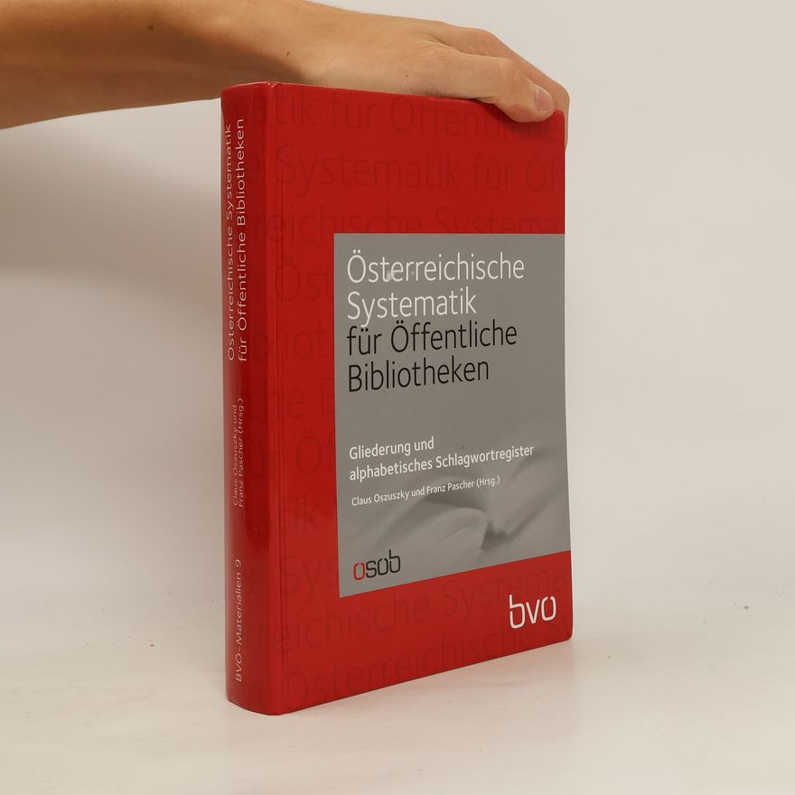 Claus Oszuszky Österreichische Systematik für öffentliche Bibliotheken