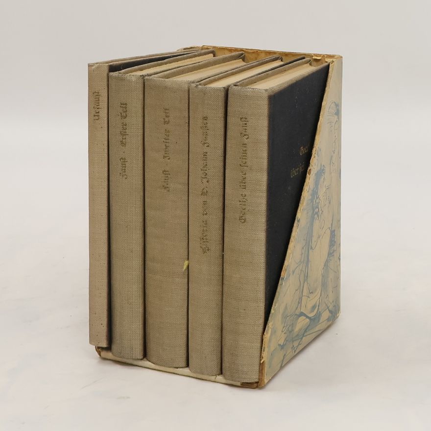 Johann Wolfgang von Goethe Faust. Kleine Bibliothek in 5 Bänden