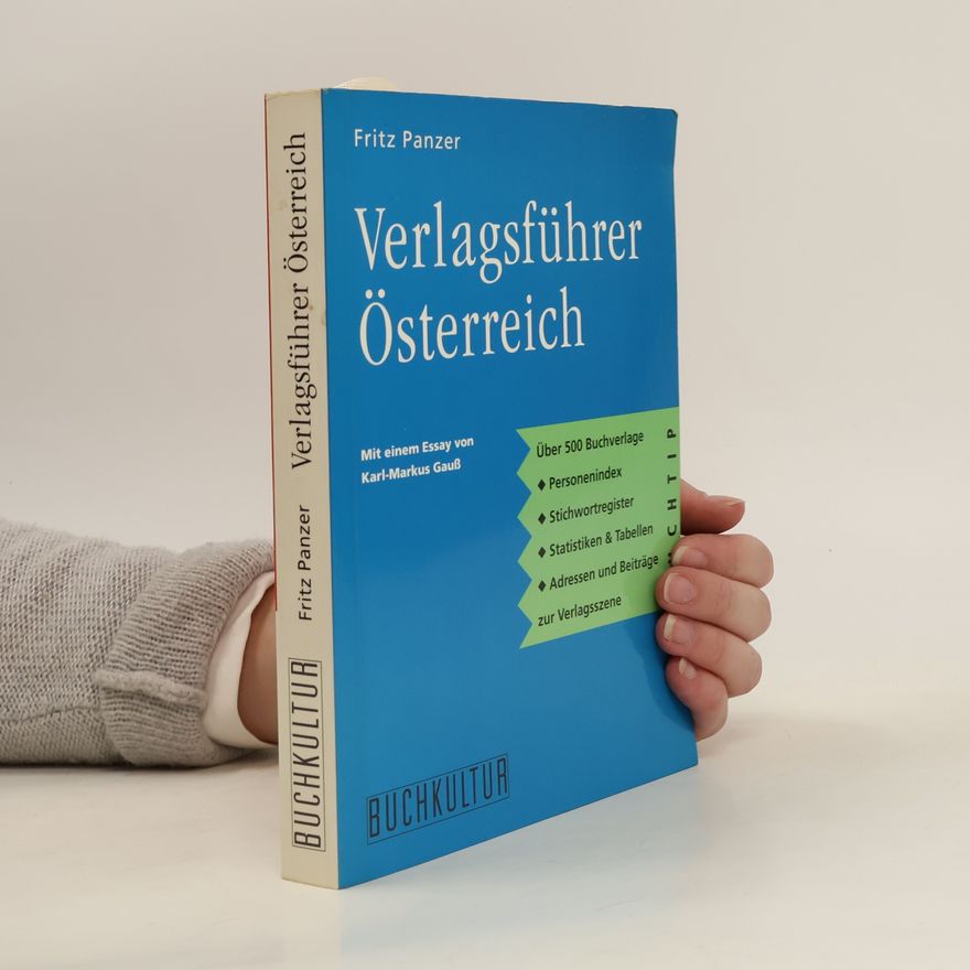 Fritz Panzer Verlagsführer Österreich