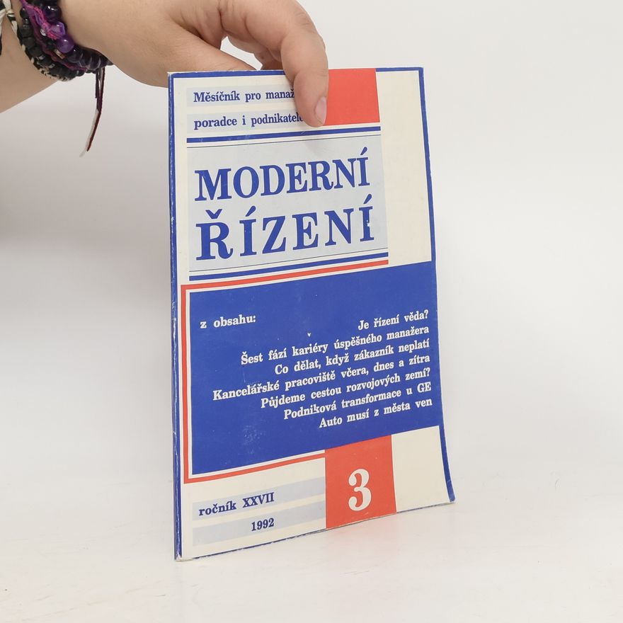 Kolektiv autorů Moderní řízení 3/1992