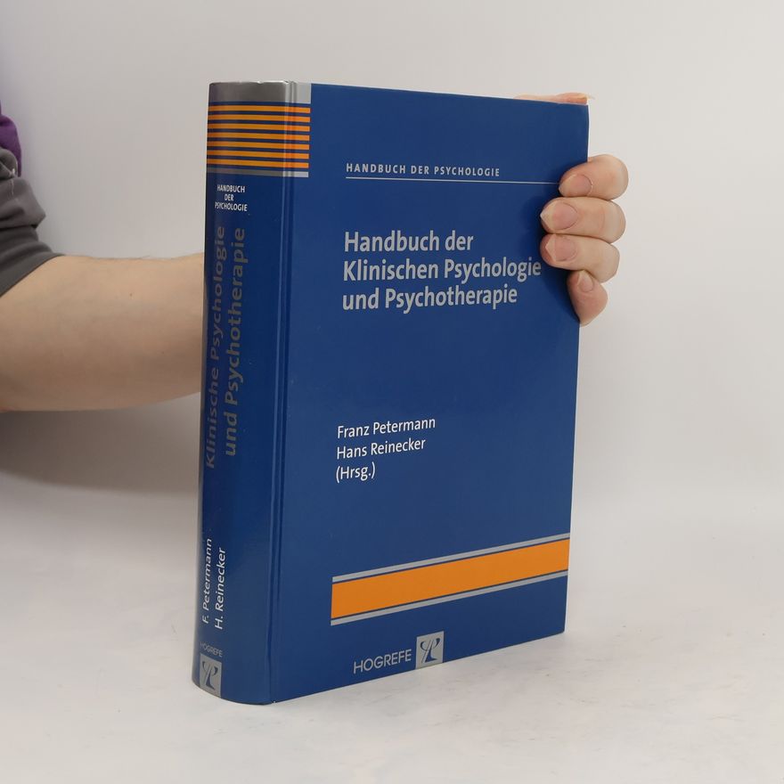 Franz Petermann Handbuch der klinischen Psychologie und Psychotherapie
