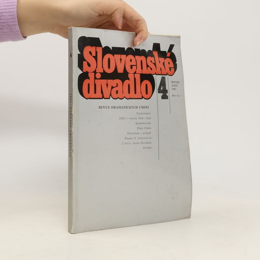 Autorenkollektiv Slovenské divadlo 4/87