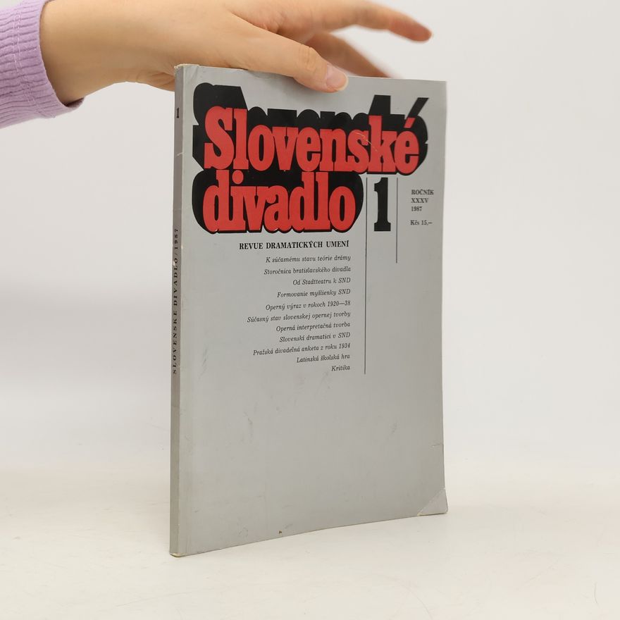 Autorenkollektiv Slovenské divadlo 1/1987