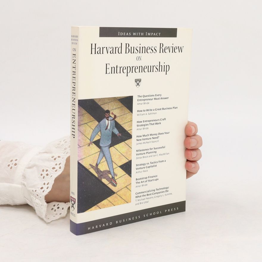 Collectif d'auteurs Harvard Business Review on Entrepreneurship