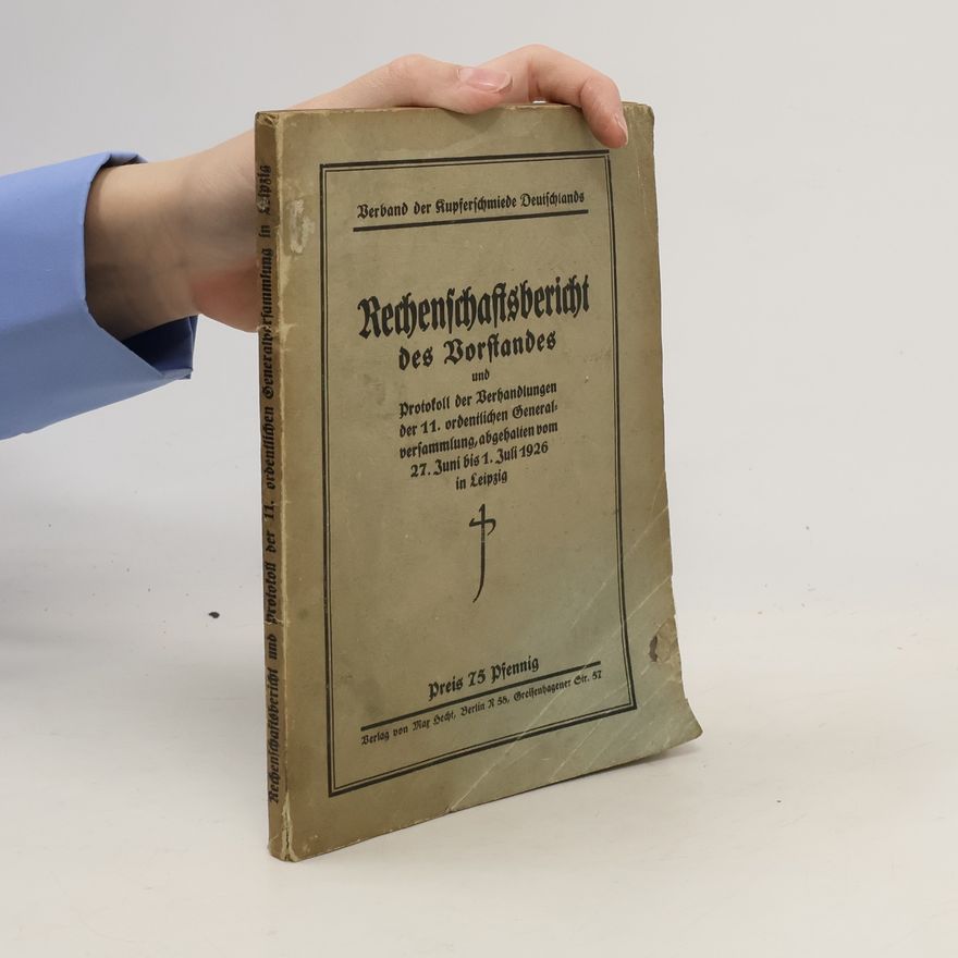 Kolektiv autorů Rechenschaftsbericht des Vorstandes