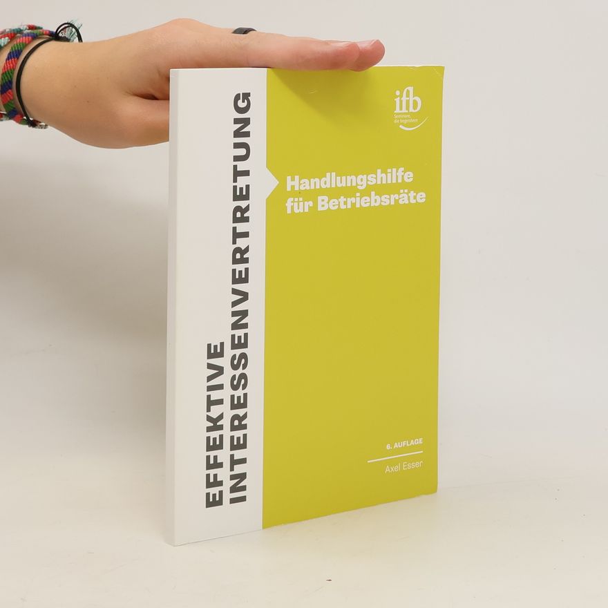Axel Esser Handlungshilfe für Betriebsräte