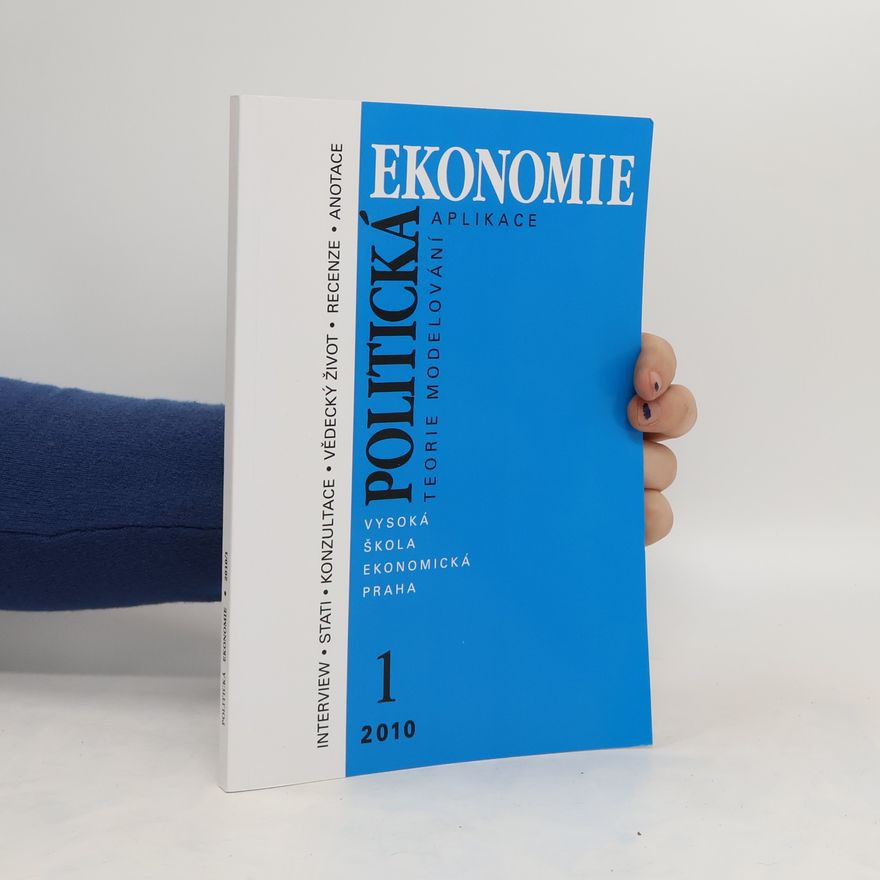 Kolektiv autorů Politická ekonomie 1/2010