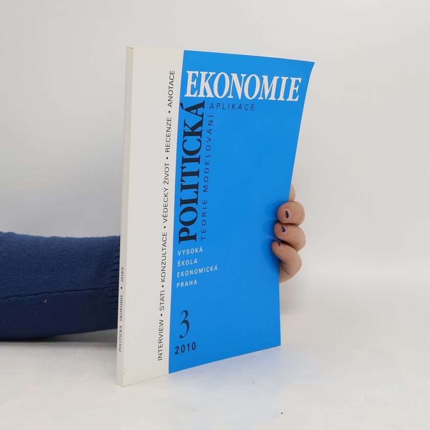 Kolektiv autorů Politická ekonomie 3/2010