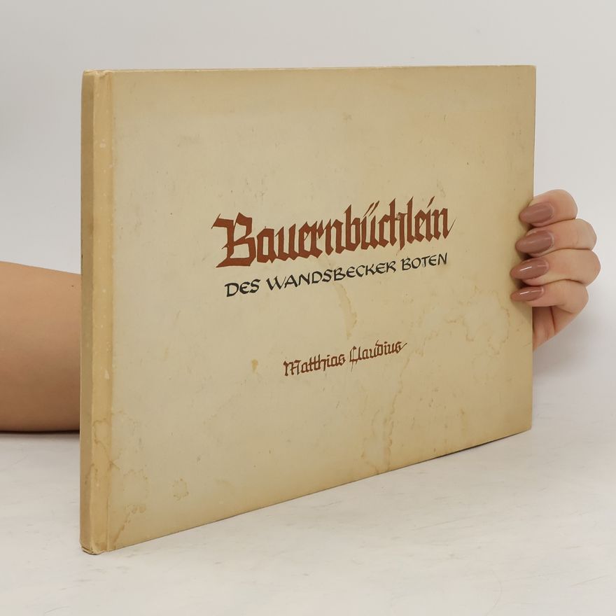 Matthias Claudius Bauernbüchlein des Wandsbecker Boten