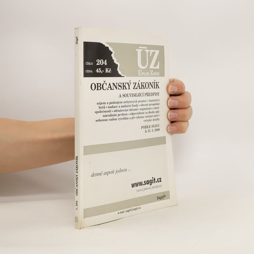Kolektiv autorů Občanský zákoník a související předpisy 204