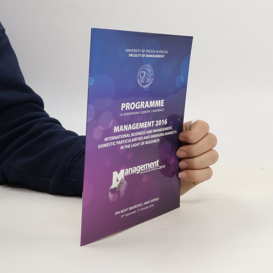 Kolektiv autorů Programme management 2016
