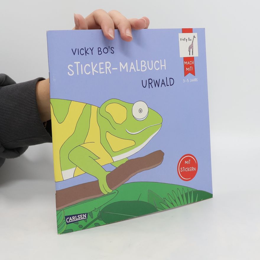 Vicky Bo Vicky Bo's Sticker-Malbuch Urwald