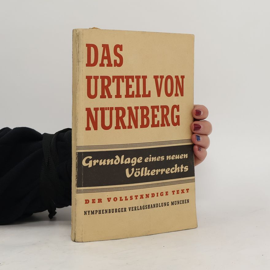 Alexander Schröder Das Urteil von Nürnberg