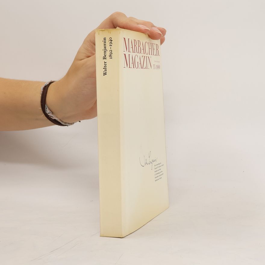 Walter Benjamin Marbacher Magazin 55/1990