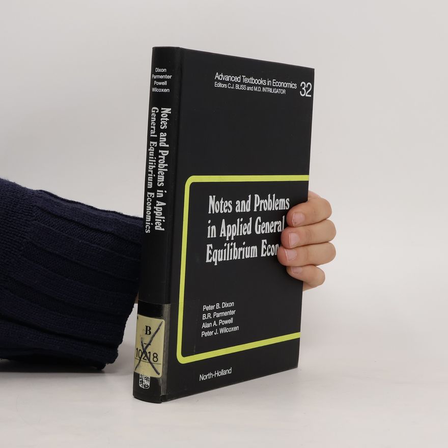 Autorenkollektiv Notes and Problems in Applied General Equilibrium Economics