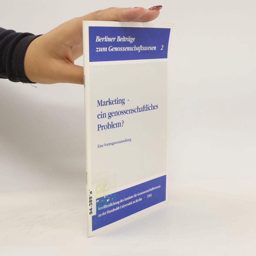 Autorenkollektiv Marketing - ein genossenschaftliches Problem?