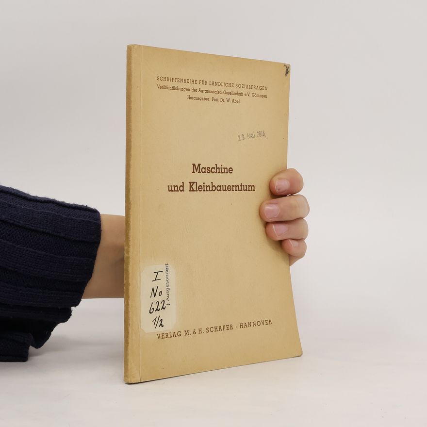 Autorenkollektiv Maschine und Kleinbauerntum