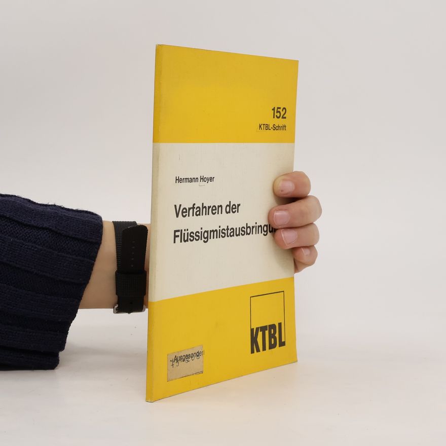 Hermann Hoyer Verfahren der Flüssigmistausbringung