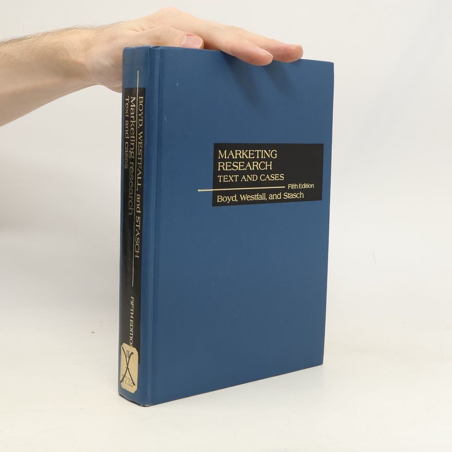 Stanley F. Stasch Marketing Research