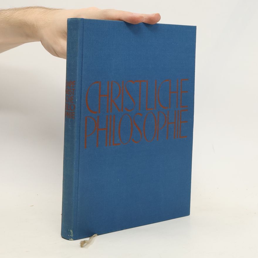 Alois Dempf Christliche Philosophie