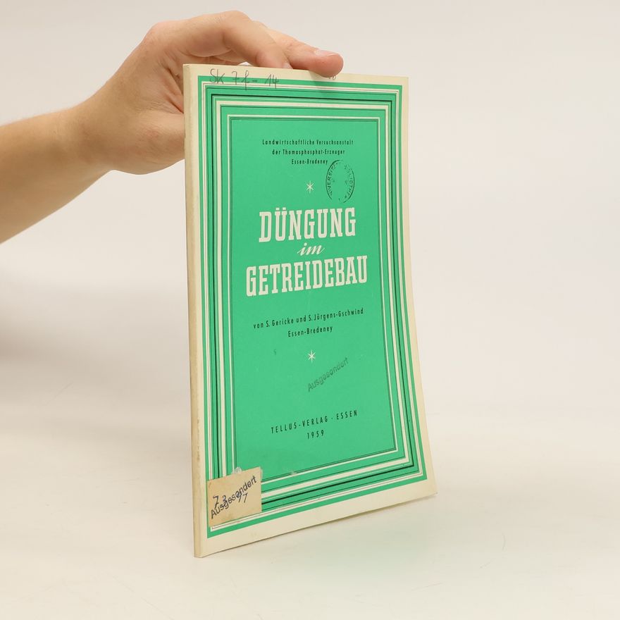 Various authors Düngung im Getreidebau