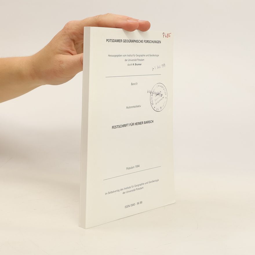 Autorenkollektiv Potsdamer geographische Forschungen. Band 9