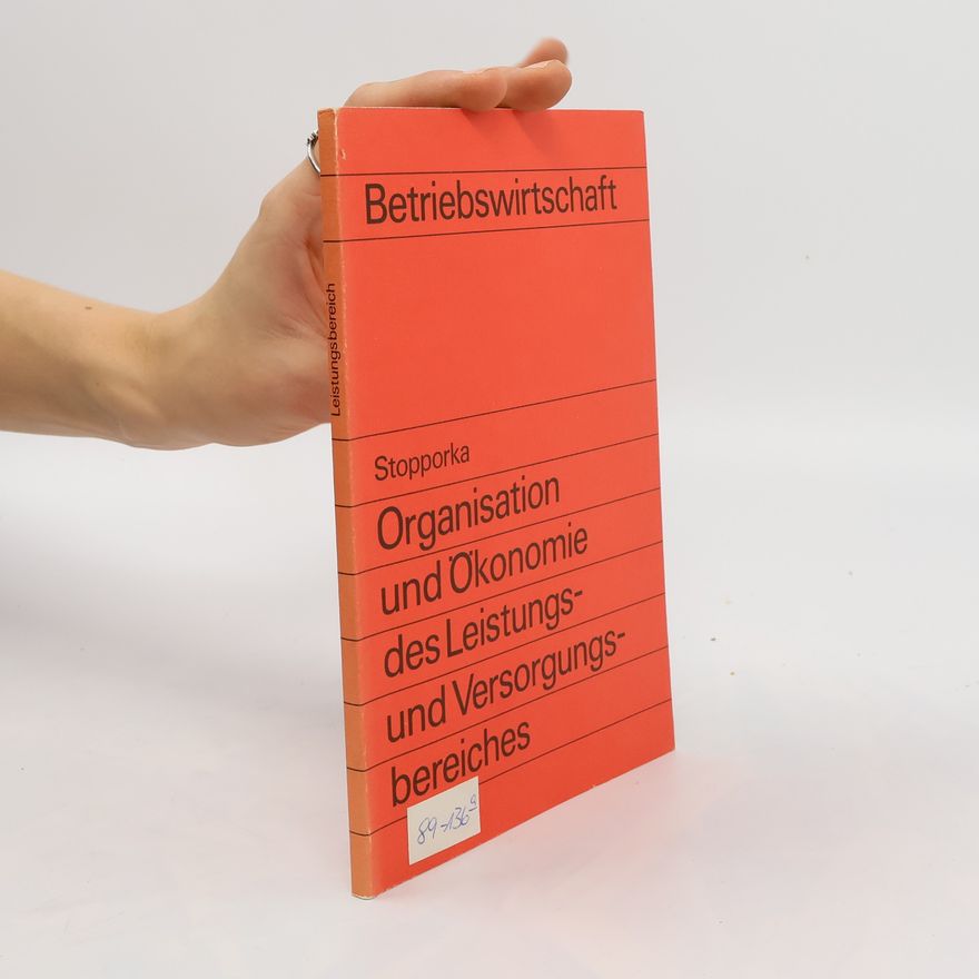 Gerhard Jannermann Organisation und Ökonomie der Betriebe des Leistungs- und Versorgungsbereiches der Landwirtschaft