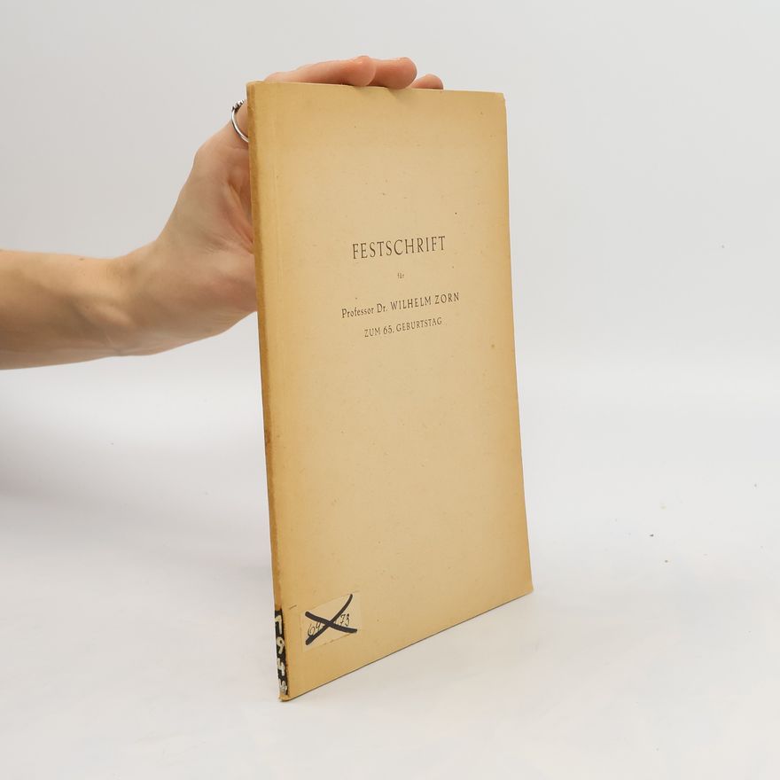 Wilhelm Zorn Festschrift