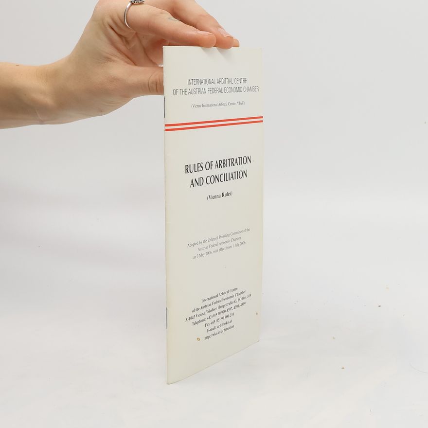 Various authors Rules of Arbitration and Conciliation