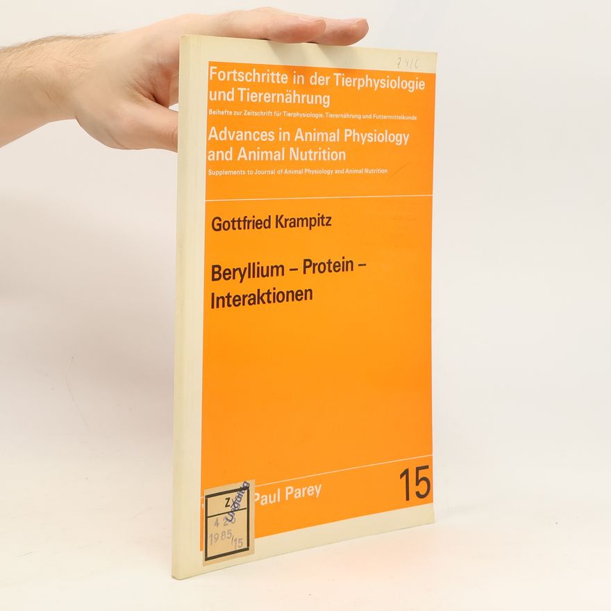 Gottfried Krampitz Beryllium - Protein - Interaktionen