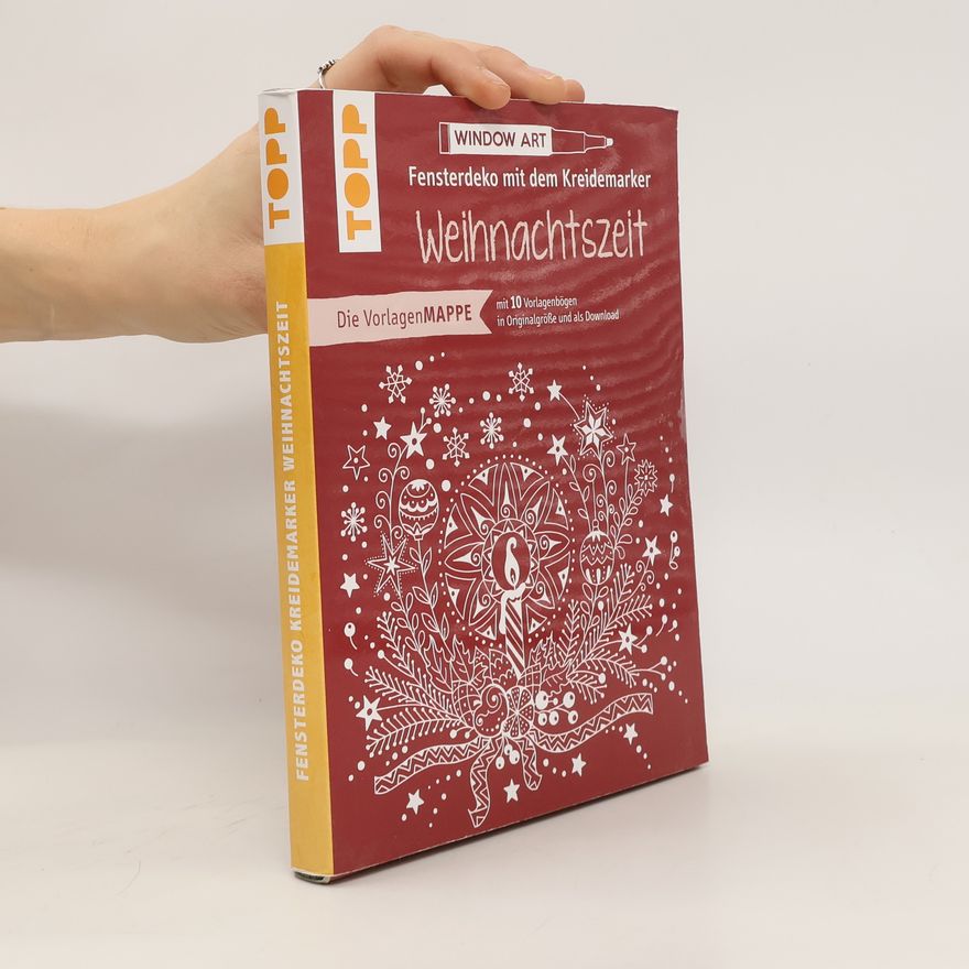 Ursula Schwab Vorlagenmappe Fensterdeko mit dem Kreidemarker - Weihnachtszeit