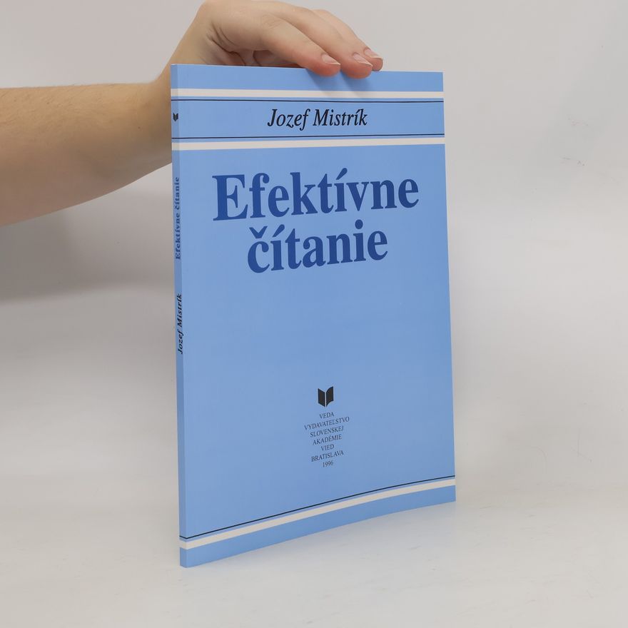 Jozef Mistrík Efektívne čítanie