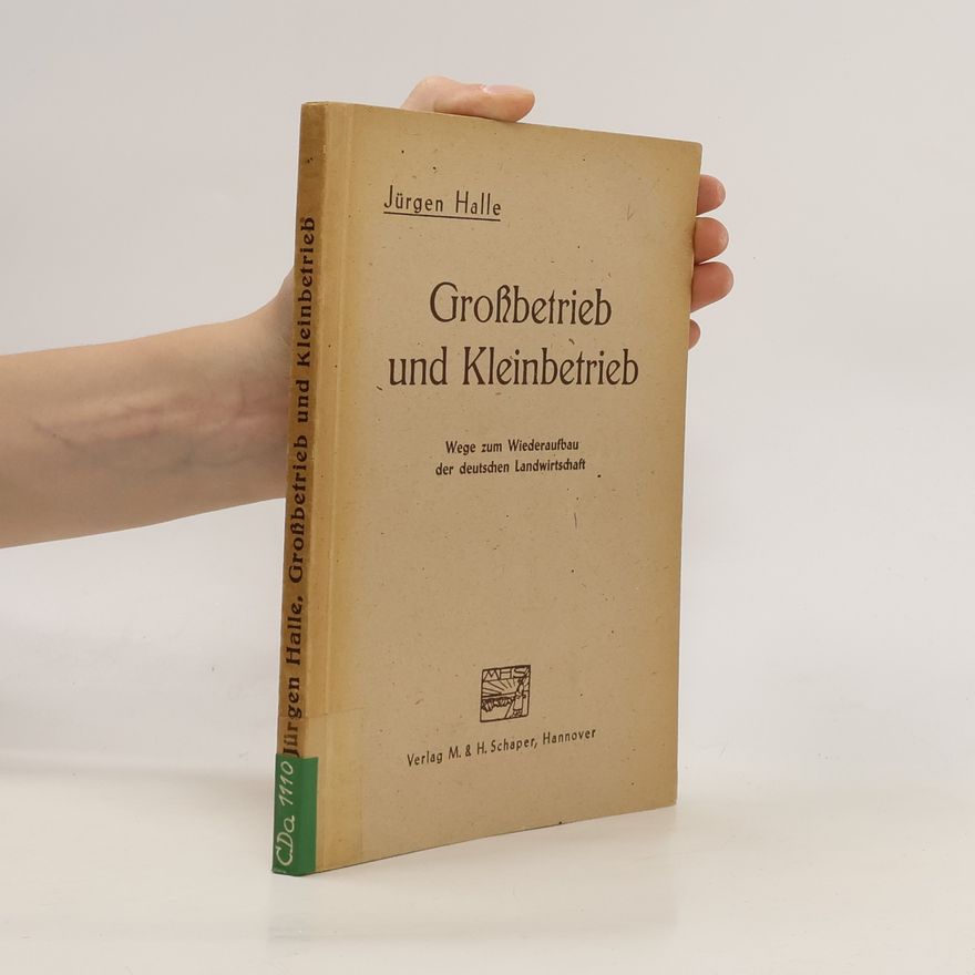 Klaus Jürgen Haller Großbetrieb und Kleinbetrieb