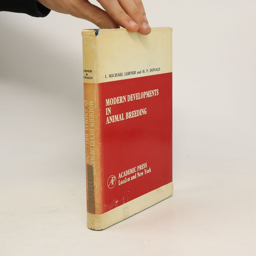 H. P. Donald Modern developments in Animal breeding