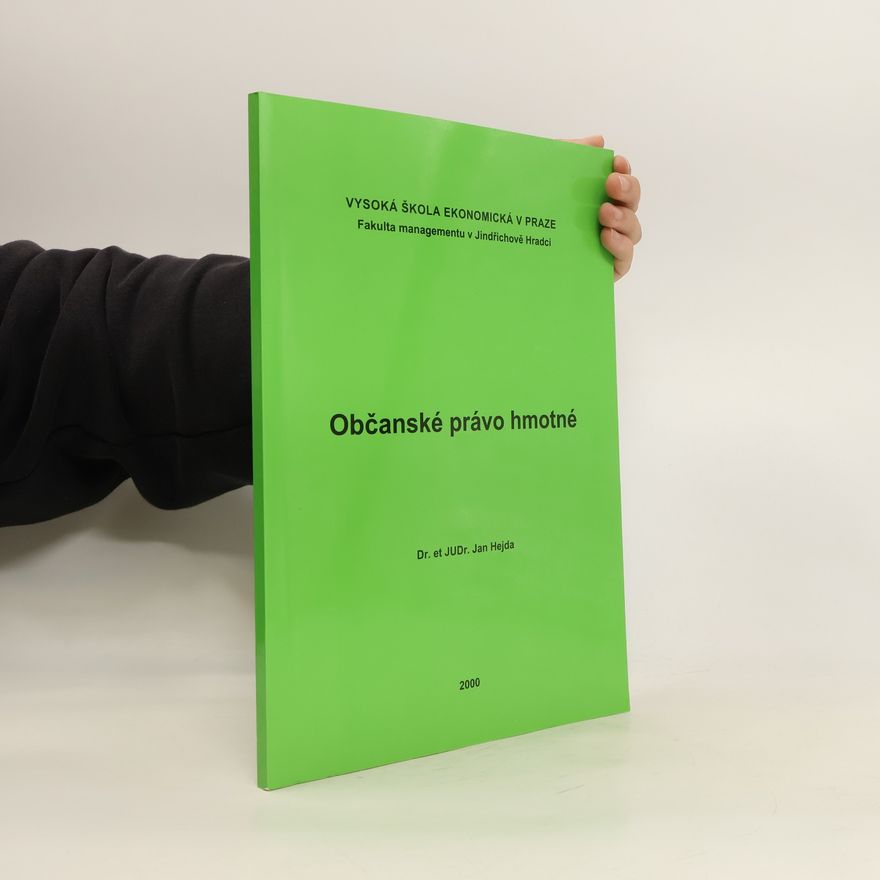 Jan Hejda Občanské právo hmotné