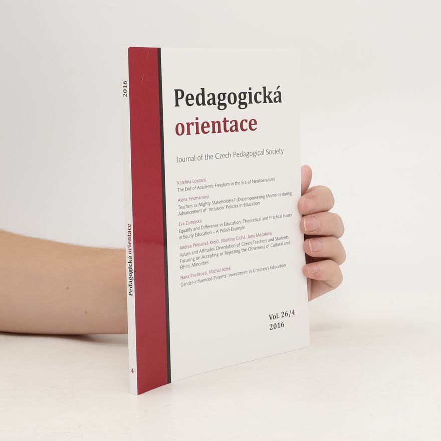 Various authors Pedagogická orientace 26/4