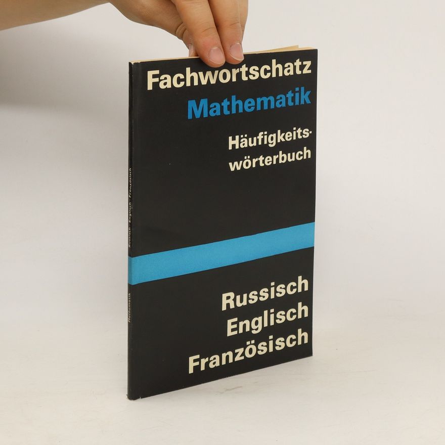 Lothar Hoffmann Fachwortschatz Mathematik: Häufigkeitswörterbuch