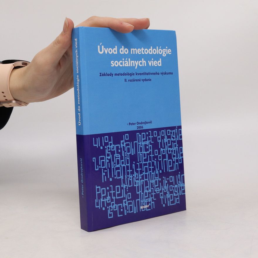 Peter Ondrejkovič Úvod do metodológie sociálnych vied