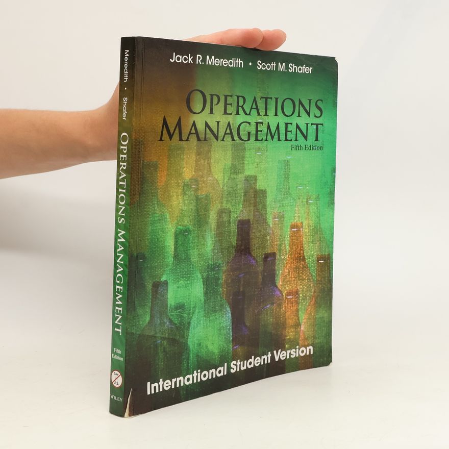 Scott M. Schafer Operations Management