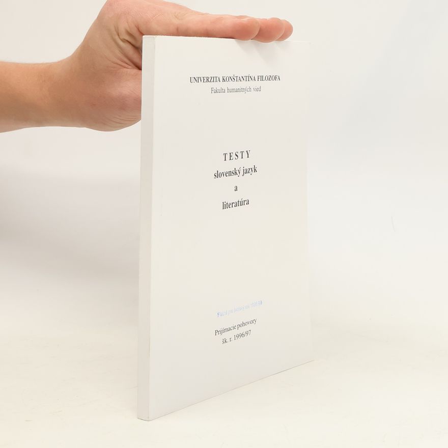 Kolektiv autorů Testy - slovenský jazyk a literatura